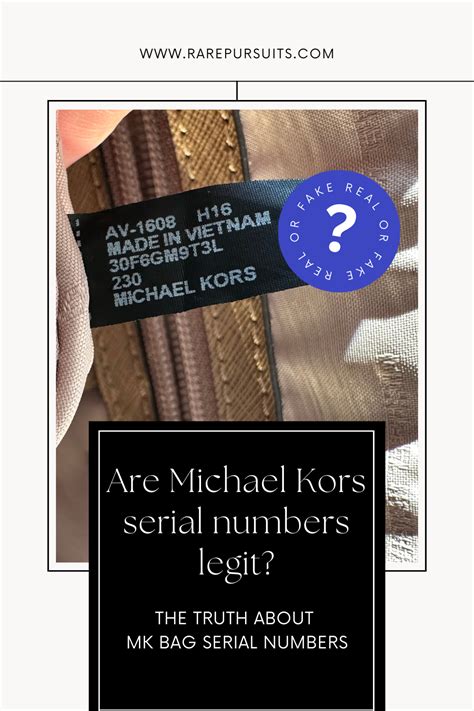 michael kors replacement letters|michael kors serial number lookup.